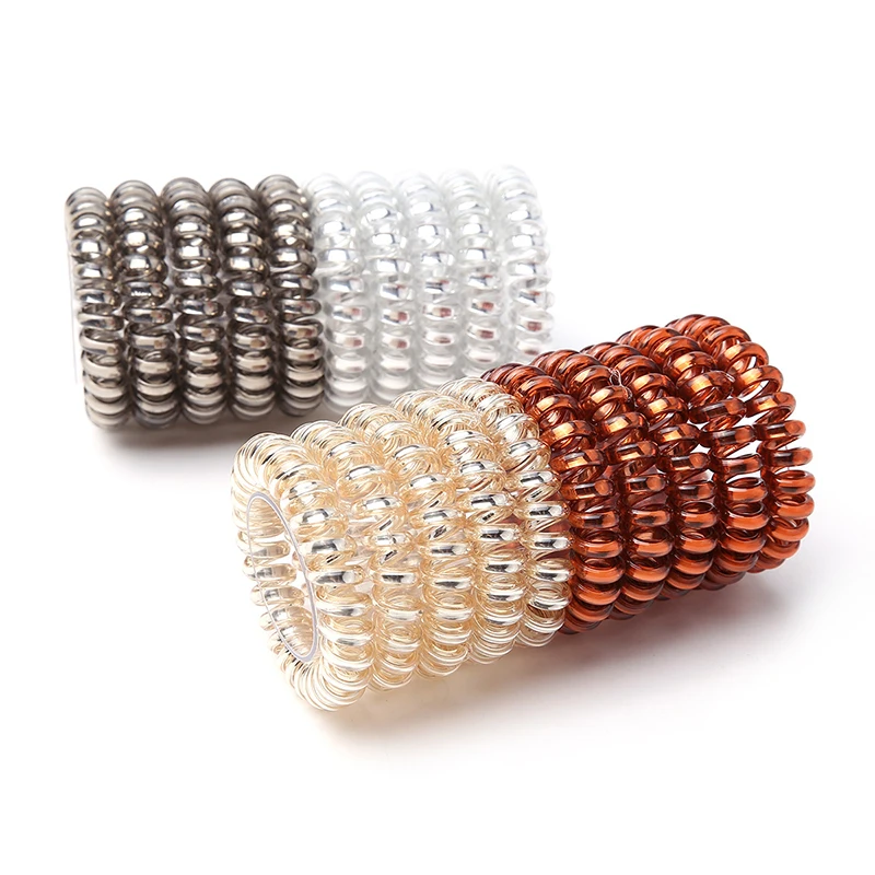 Женские резинки для волос разноцветные пластиковые телефона 4 шт./лот|elastic hair