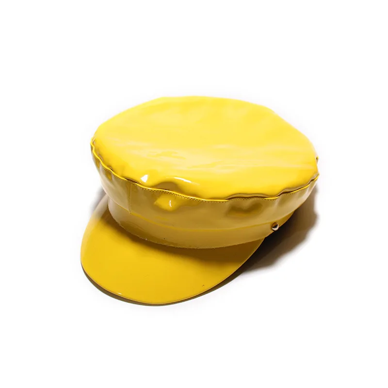 2019 весенние женские шляпы с заклепками из искусственной кожи перламутровый