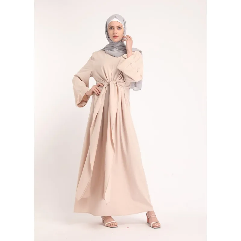 Женское хлопковое платье с поясом 5 цветов | Женская одежда