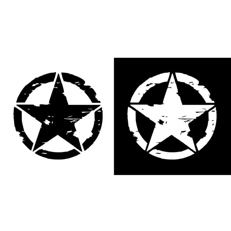 Виниловые наклейки на машину Car styling стикеры мотоцикла 15cm * ARMY Star Graphic|Наклейки