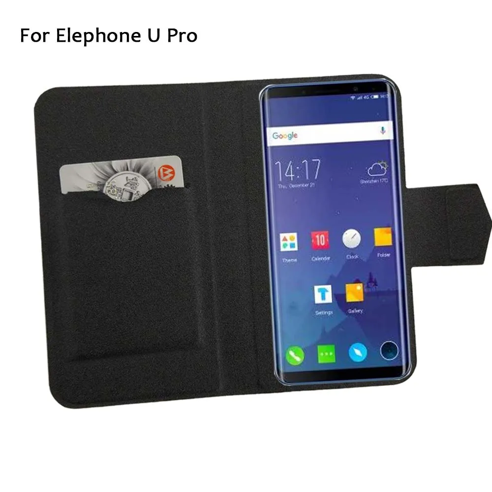 5 видов цветов жарко! Кожаный чехол для телефона Elephone U Pro Прямая поставка с