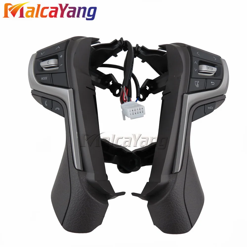gray button Для Toyota Lander Cruiser Lander Cruier Prado Crown миллиметровый волновой радар Круизное Рулевое колесо Кнопка Аудио управления - Цвет: gray button