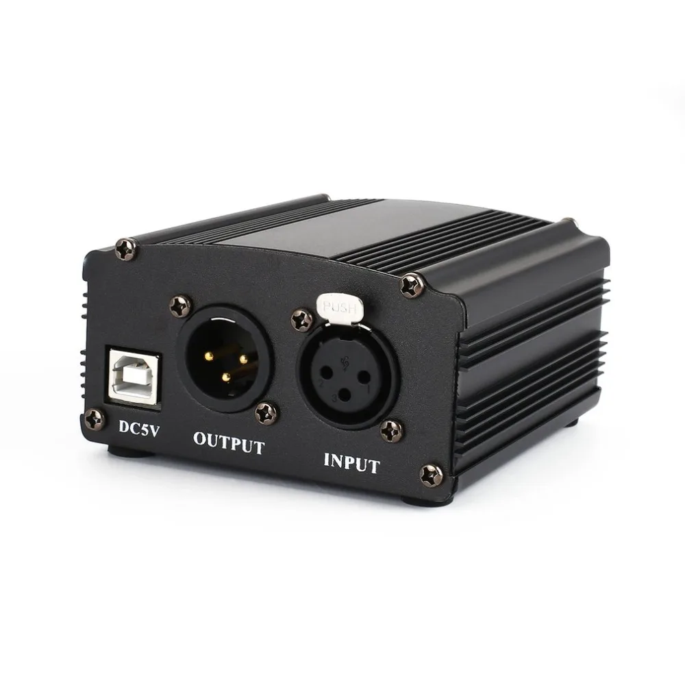 1-канальный 48 V USB Phantom Мощность 5 футов USB кабель XLR Сделано в Китае 3Pin микрофонный кабель для любого конденсаторный микрофон
