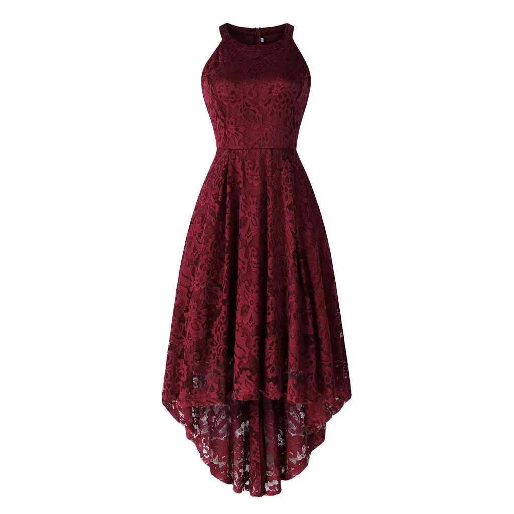 Robe ete rouge Для женщин Винтаж принцессы с цветочным кружевом и коктейль вырез вечерние Алина свинговое платье-рубашка elegante