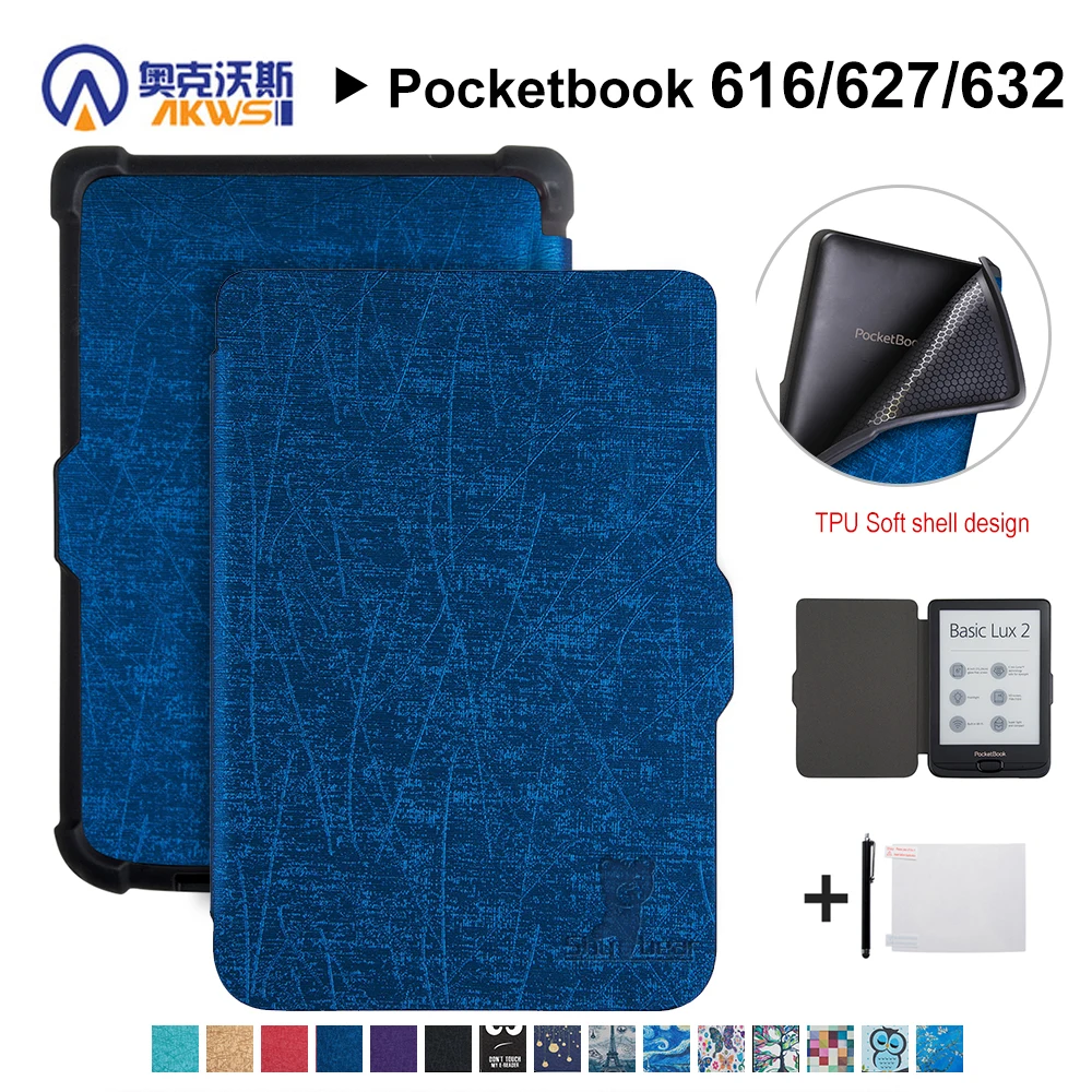 ПУ Чехол для Pocketbook 616/627/632 защитный чехол электронной книги Basic Lux 2/touch Lux/touch HD 3 +