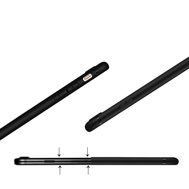 Ультра-тонкий мягкий силиконовый защитный чехол Celular для iPhone 5 5S SE корпус на XS MAX XR 6 6 S 7 8 Plus противоударный бампер
