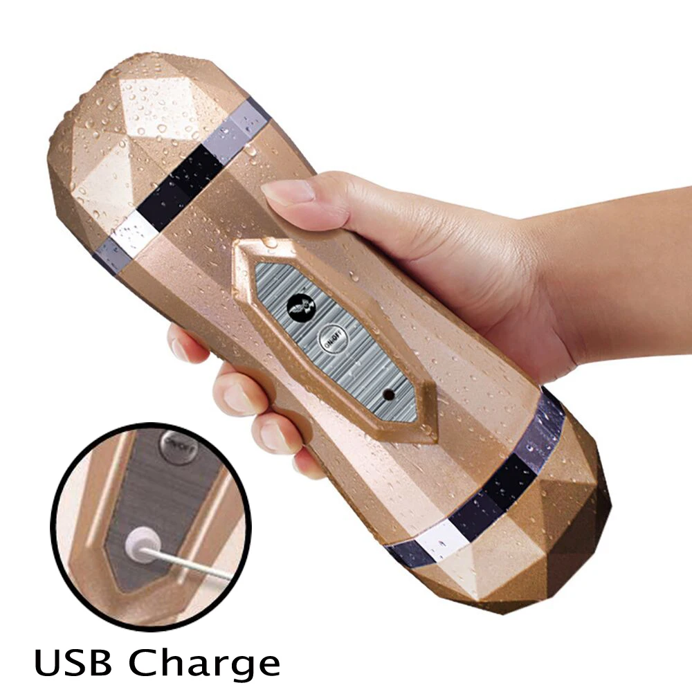 Мужской мастурбатор Реалистичная Глубокая глотка с языком и зубами