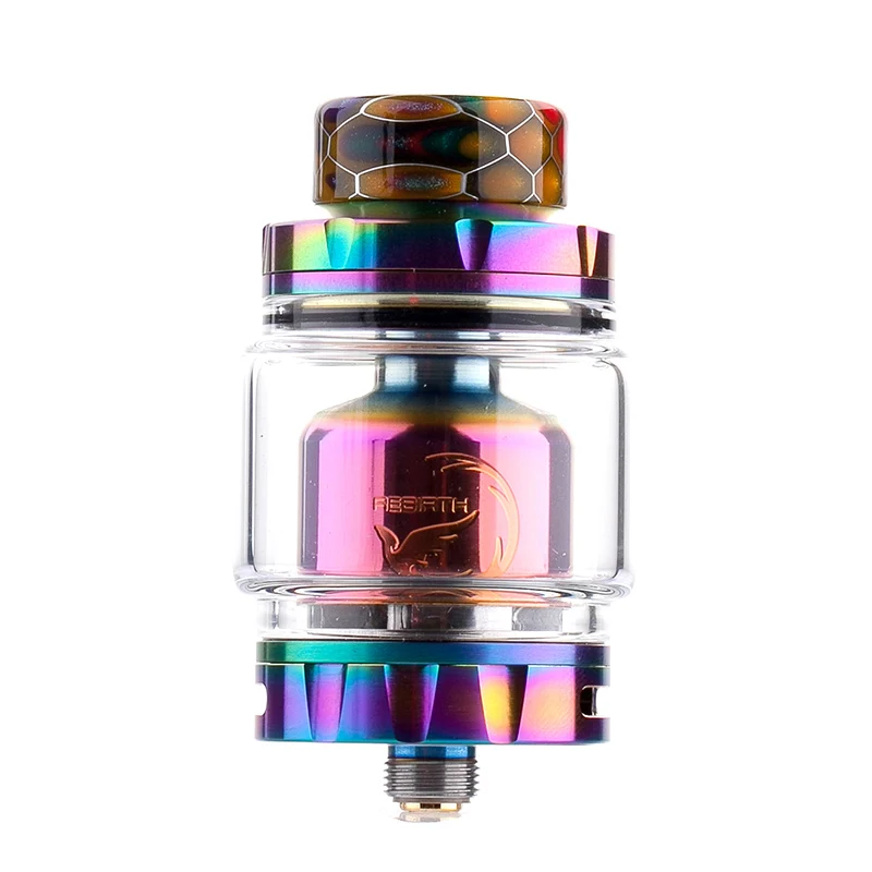 Новинка вейп бак helvape Rebirth RTA диаметром 25 мм 2 мл с полимерными наконечниками 810 для