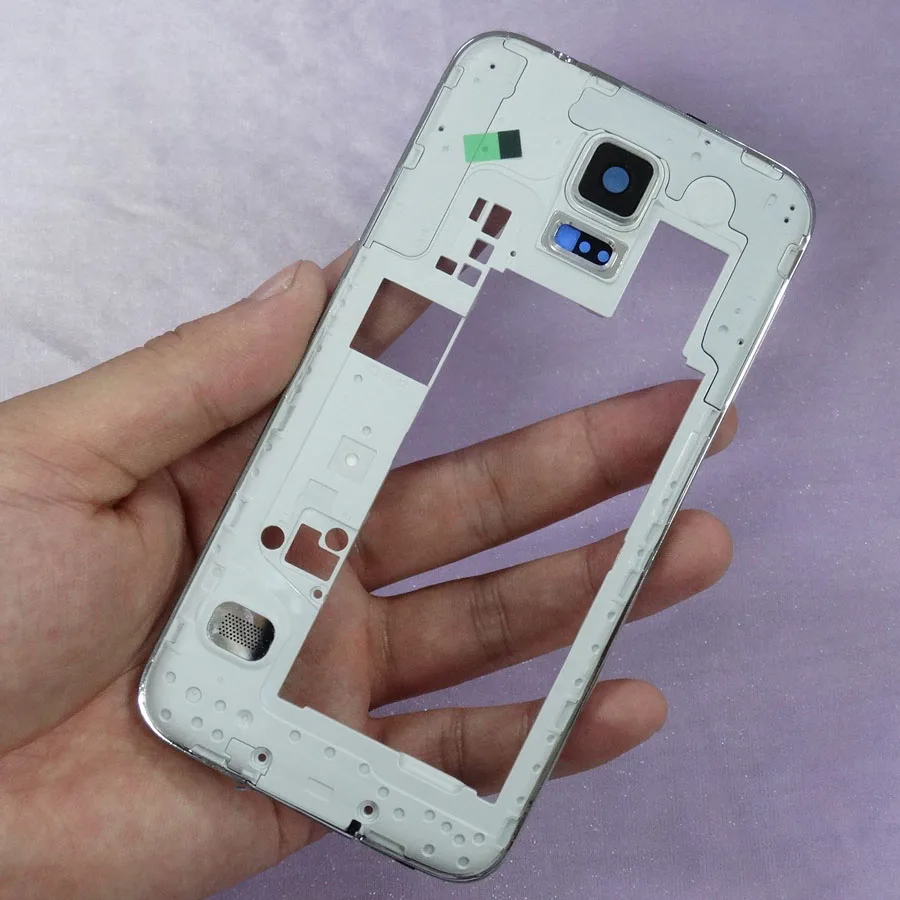 Высококачественные запасные части для Samsung Galaxy S5 G900FD две Sim-карты средняя рамка