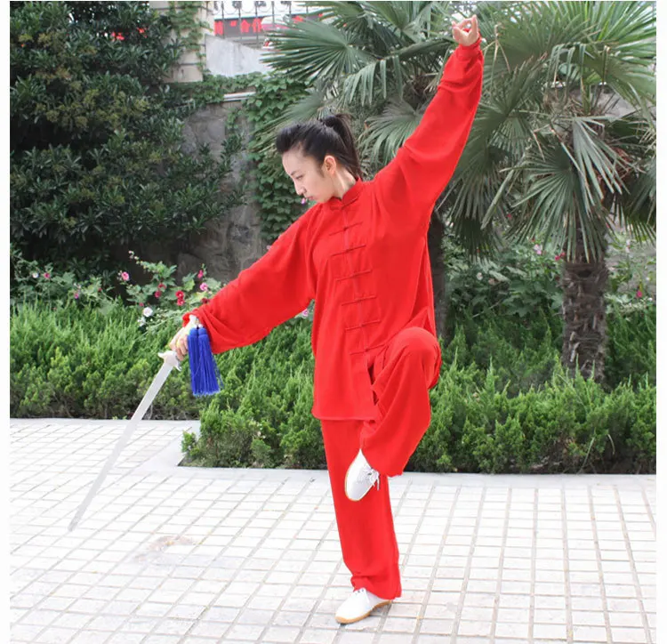 Wudang индивидуальная льняная одежда ручной работы мужская форма Тай Чи ушу кунг фу