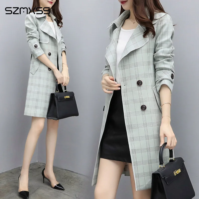 Новинка осени 2018 пальто и куртки из органической кожи Корейская клетчатая куртка