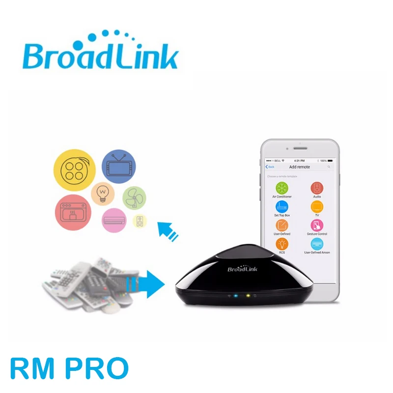 2019 новейший универсальный контроллер Broadlink RM Pro + RM33 mini3 для автоматизации умного