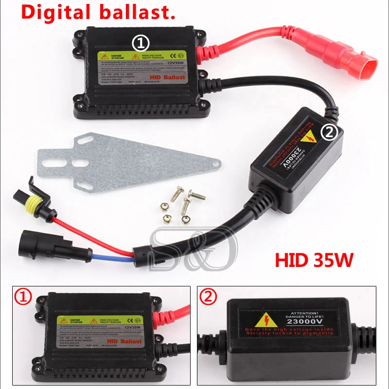 Комплект для преобразования ксеноновых цифровых балластов 35 Вт 55 Сменные лампы