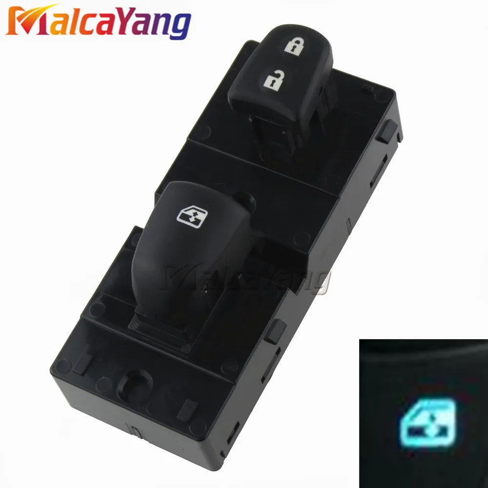 Front Right Для Nissan Qashqai/Altima/Sylphy/Tiida/X-Trail ледяной голубой свет основной/Одноместный/передний правый стеклоподъемник переключатель со стороны водителя - Цвет: Front Right