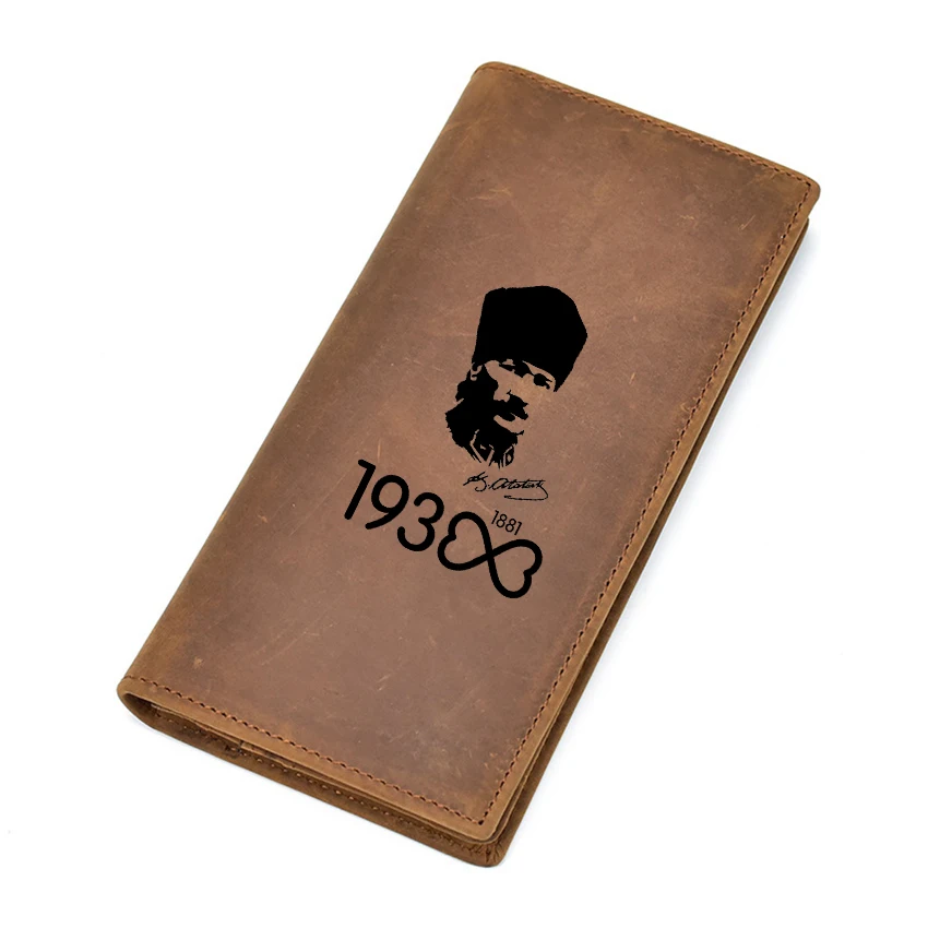 Мужской Длинный кошелек Kemal с принтом на заказ многофункциональные держатели для