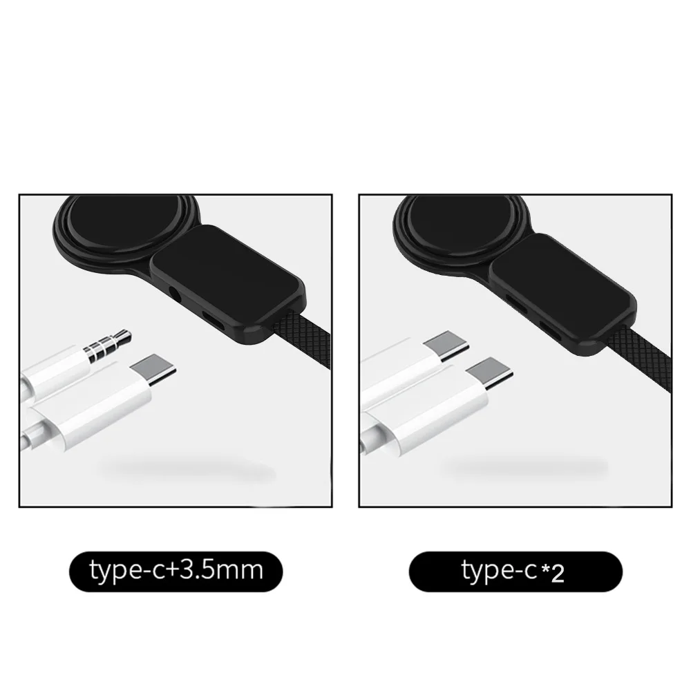 2 в 1 type C до 3,5 мм Aux type-C USB C наушники адаптер для samsung S10 Plus Xiaomi Note 7 Аудио Адаптер кольцо держатель