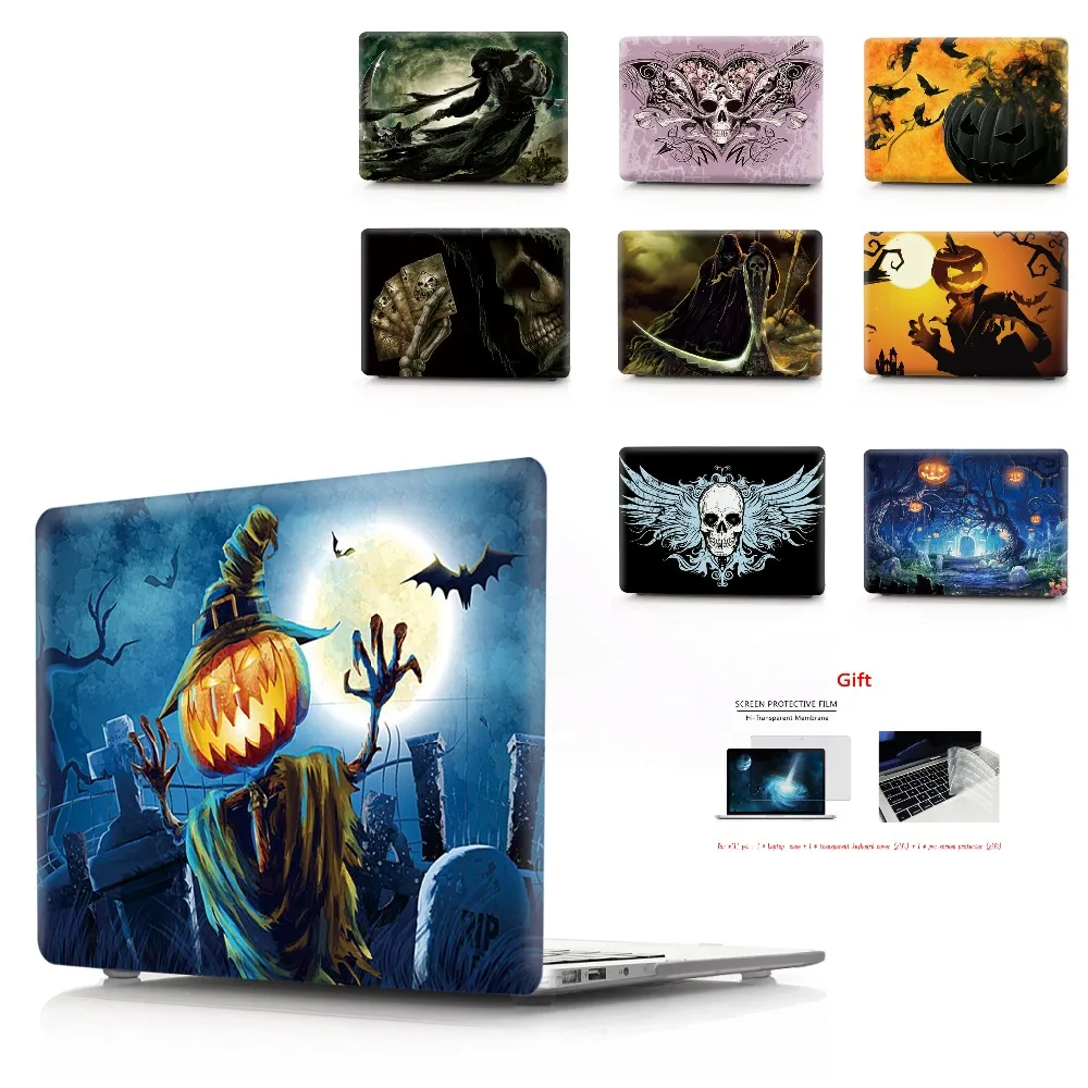 Чехол для Apple Macbook Air Pro Retina M1 чехол ноутбука с цветным принтом на Хэллоуин чип 11 12 13