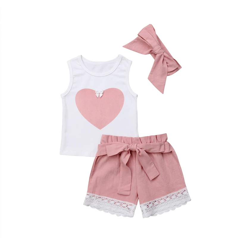 Комплект одежды для новорожденных из 3 предметов костюм девочек Одежда маленьких