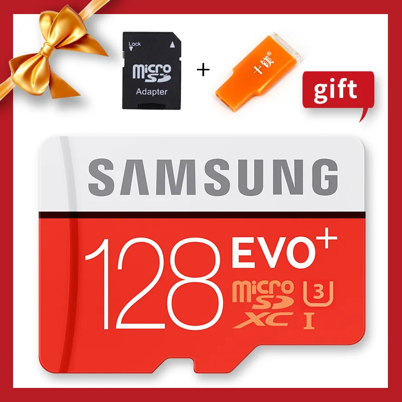 SAMSUNG 100% оригинальные U3 SDXC 512 ГБ 256 128 EVO Plus Microsd карты памяти класс 10 Micro SD TF флэш-карта