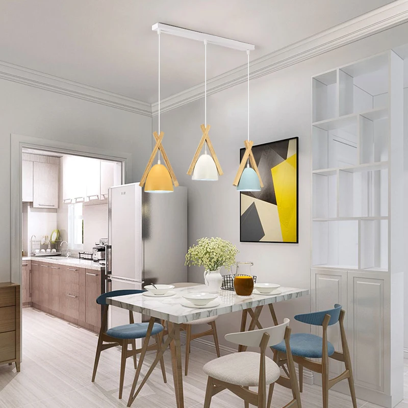 Nordic Hanglamp Современный стиль Лампы Фонари Креативный бар Подвесные светильники Led