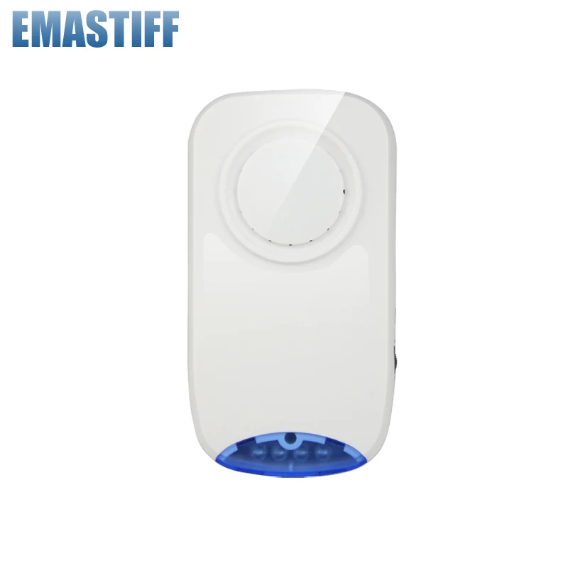 Бесплатная доставка! 315 МГц Беспроводная мигающая сирена стробоскоп сигнальная