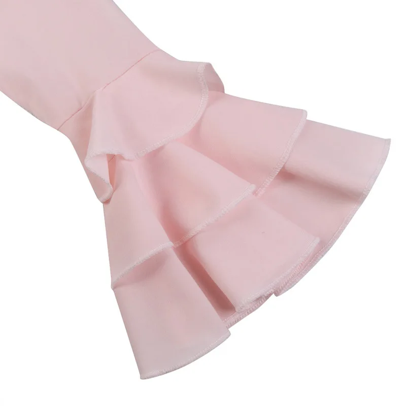 Женская футболка с длинным рукавом летняя повседневная свободная оборками 2019 |