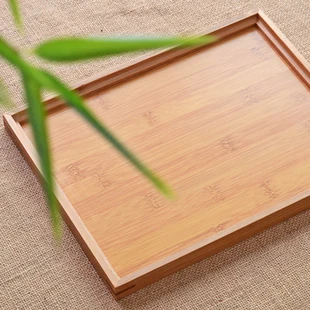 Деревянный поднос для чая с ручкой водонепроницаемый|tray serving|tray wooden traywood serving tray |
