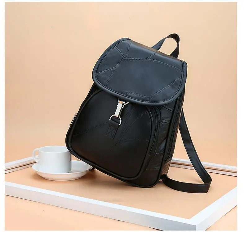 Женский рюкзак женский для отдыха из искусственной кожи Mochila Escolar винтажные сумки