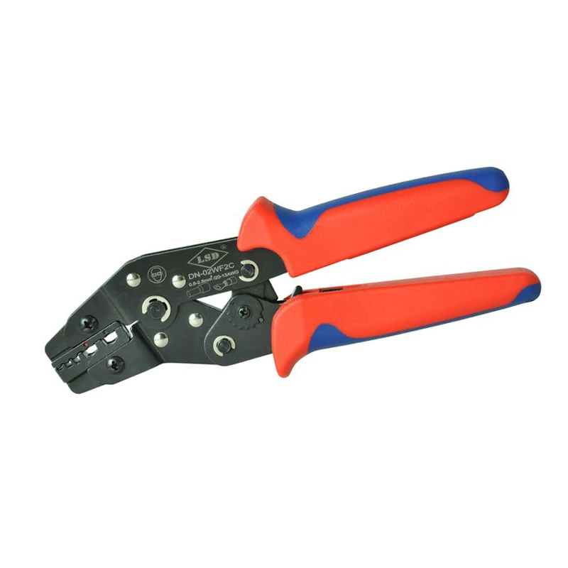 

DN-02WF2C Hand Crimping Tools pliers crimper for crimping wire-end ferrules and insulated cable links 0.5-2.5mm2 20-14AWG