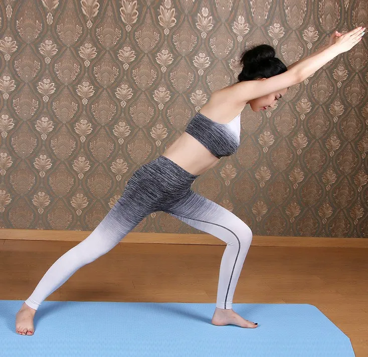 Облегающие Женские леггинсы + топы для тренировок комплекты йоги бюстгальтер