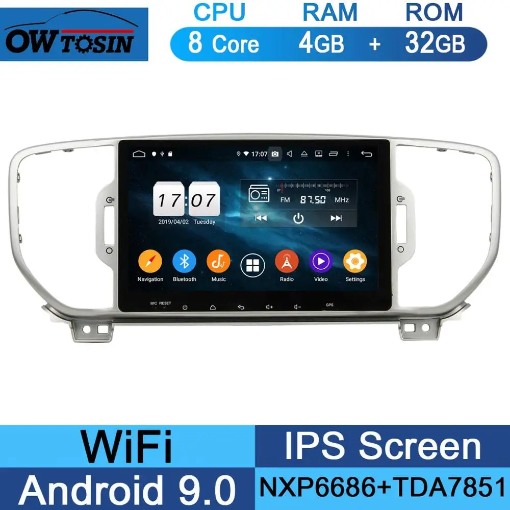 32G " ips 8 ядерный 4G+ 64G Android 9,0 автомобильный DVD мультимедийный плеер для Kia Sportage 4 KIA KX5 gps Радио Parrot BT DSP CarPlay - Цвет: 32G