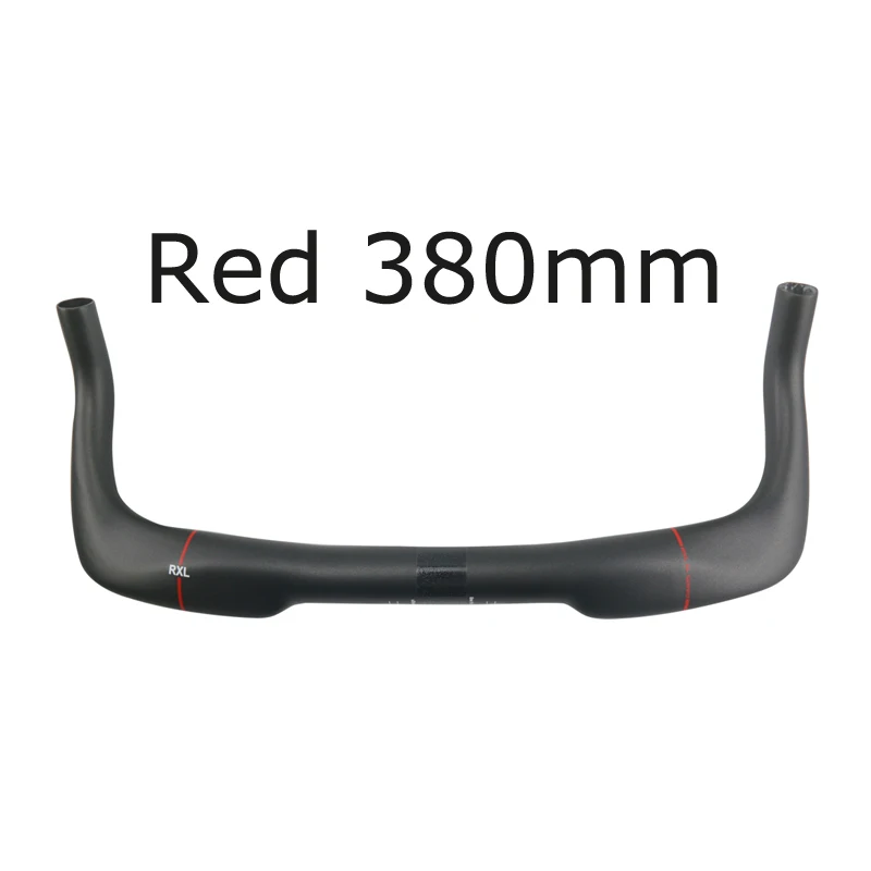 Red 380mm RXL SL велосипед рупор 31,8 мм аэрокарбонат руль для триатлона 380/400/420/440/460 мм UD матовый красный/черный Велоспорт Отдых TT штанга - Цвет: Red 380mm