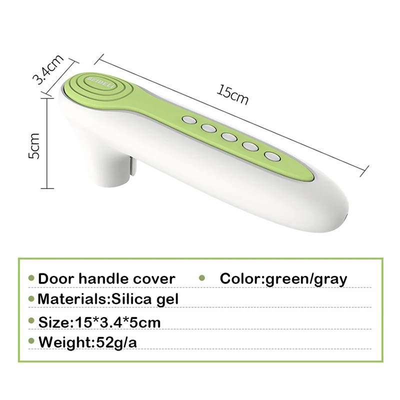 Anti-collision Baby Safety Protective Sleeve Door Handle Cover Children Protection Silicone Doorknob Proof Furniture | Мать и ребенок