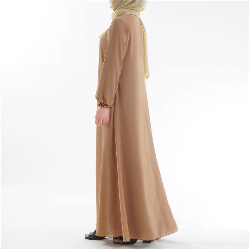 Abaya, Дубай, летнее шифоновое платье с наизнанку, два тона, популярное исламское платье с наизнанкой, мусульманская Двусторонняя одежда, быстрая