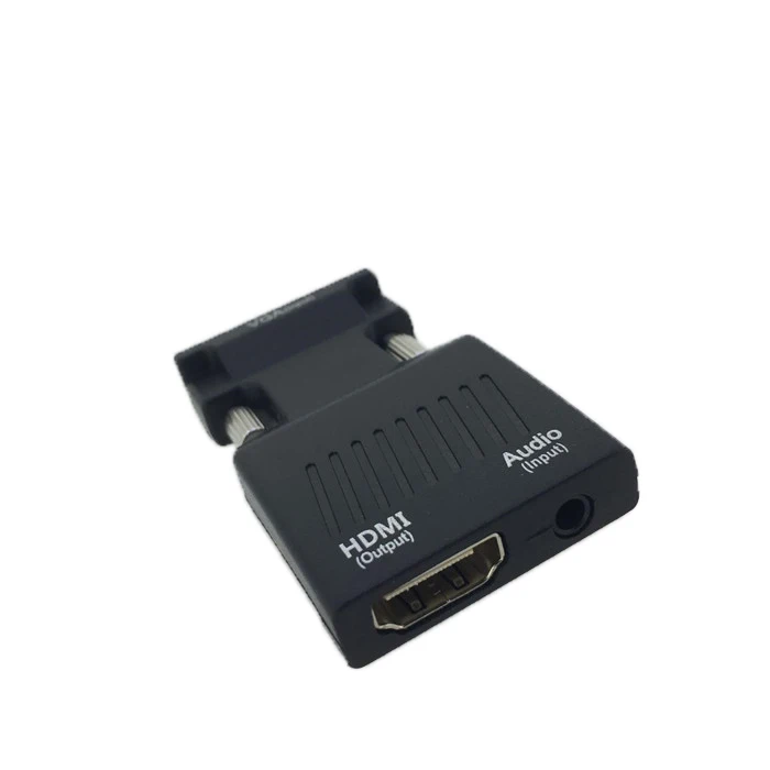 VGA к HDMI адаптер конвертер с аудио папа женскому для HDTV проекта|Кабели VGA| |