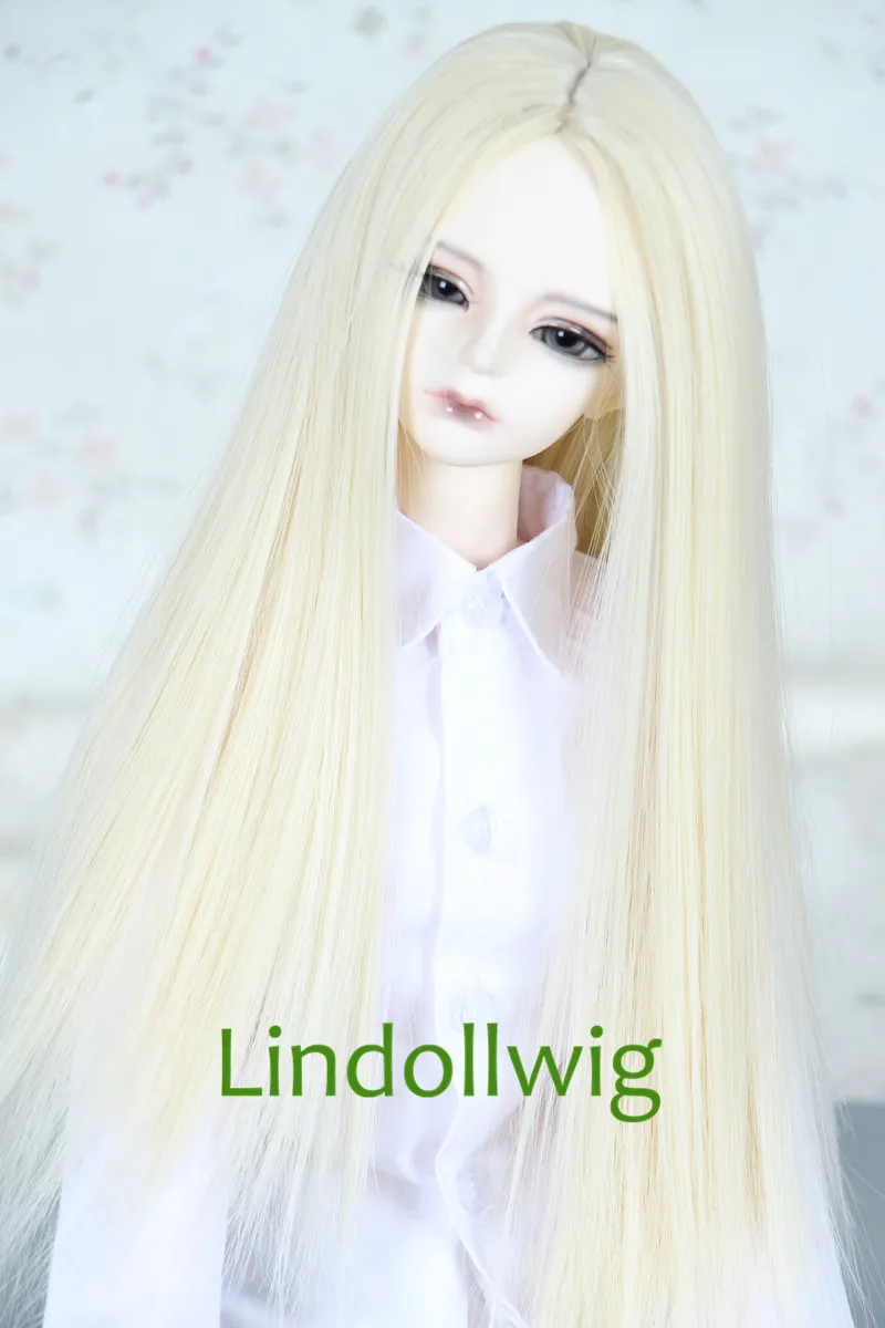 1/3 BJD Wig Pullip Dal DD SD LUT Dollfie Doll 8-9 inch Long Blonde | Игрушки и хобби