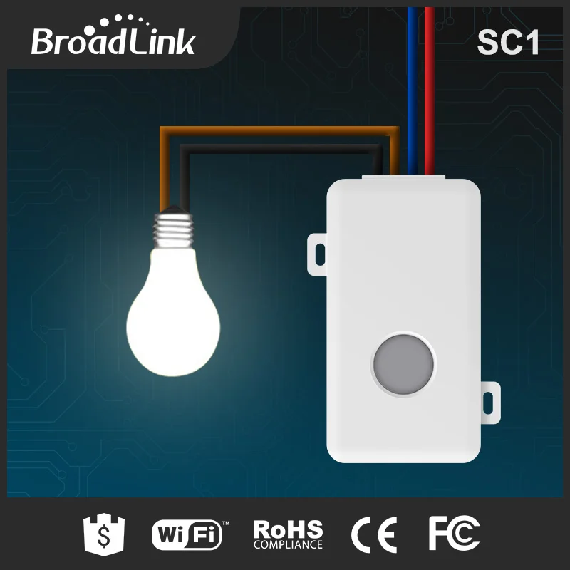 Broadlink SC1 Wifi Пульт дистанционного управления выключатель питания умный дом