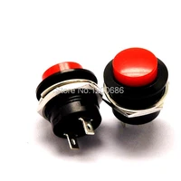 self reset button switch button jog switch r13 507 16mm red no lock switch