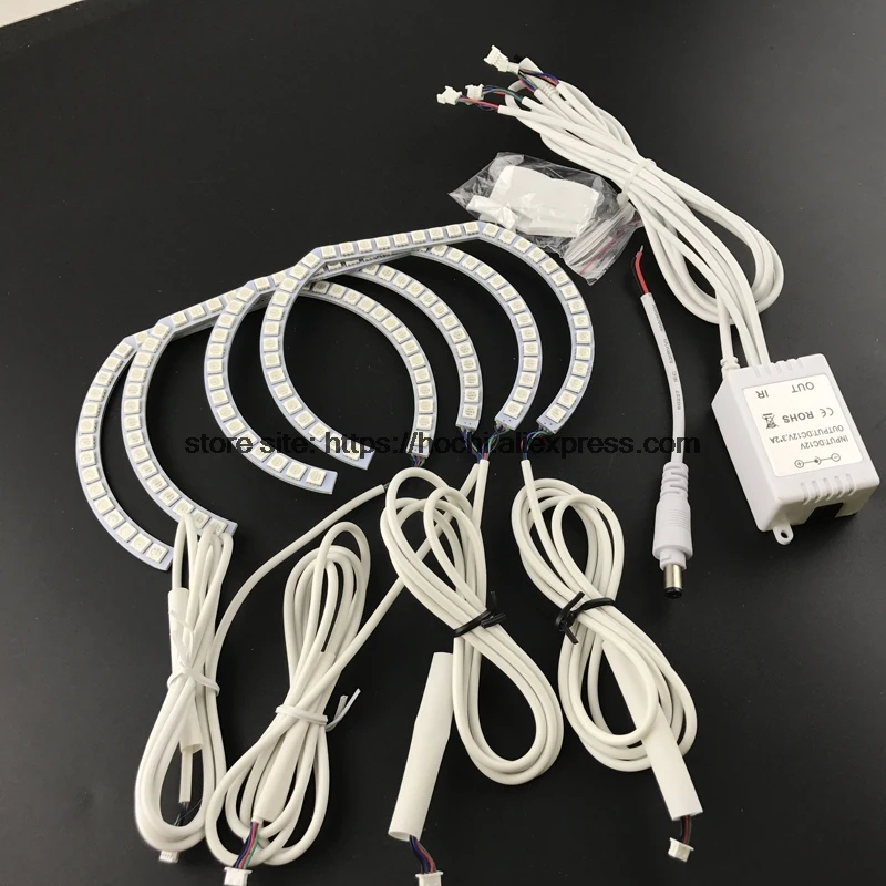 HochiTech с несколькими цветами RGB Цвет светодиодный Ангельские глазки гало кольца