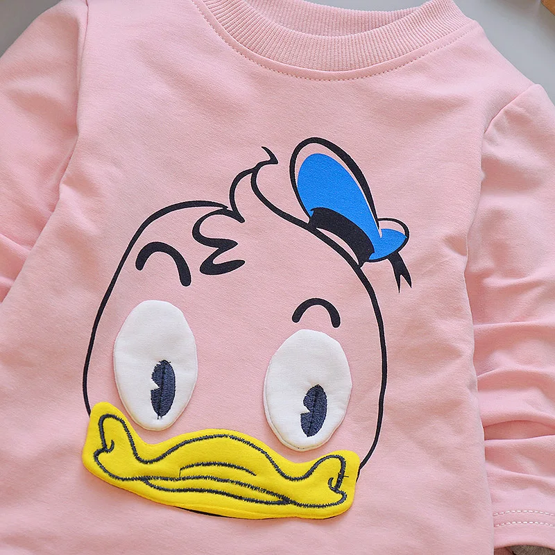 2018 г. Брендовые комплекты одежды для маленьких мальчиков и девочек повседневная