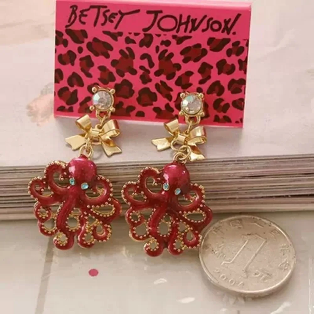 Мода серьги 2014 мода новый чистый и свежий прекрасный естественный пришиты-bj