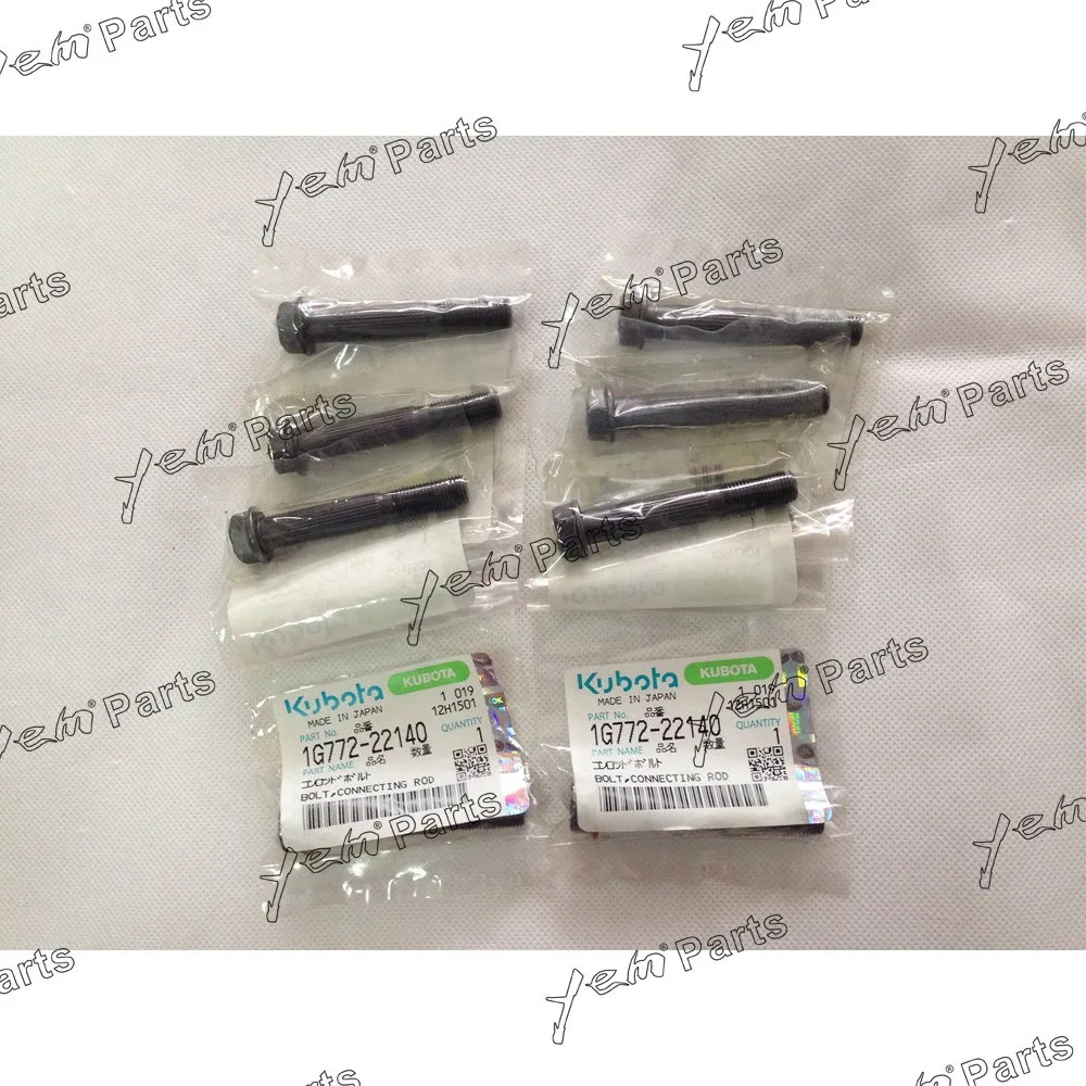 Новый Болт Kubota V3307 V3307T со стержнем 1G772 22140 8 шт.|Головка цилиндра| |