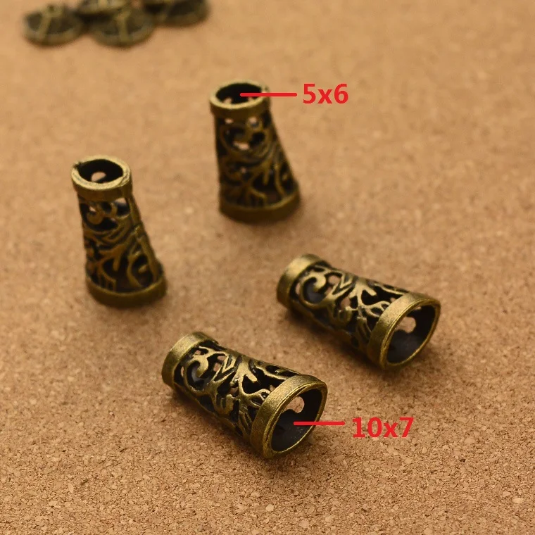 Оптовая продажа винтажная круглая бронзовая крышка с цветами в античном стиле 70