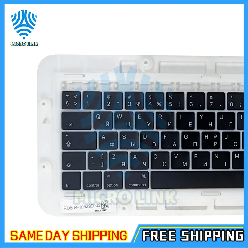 Подлинная для Macbook Pro retina 1" 15" A1706 A1707 A1708 русская Россия RU клавиша для клавиатуры, крышка для ключа s Late Mid