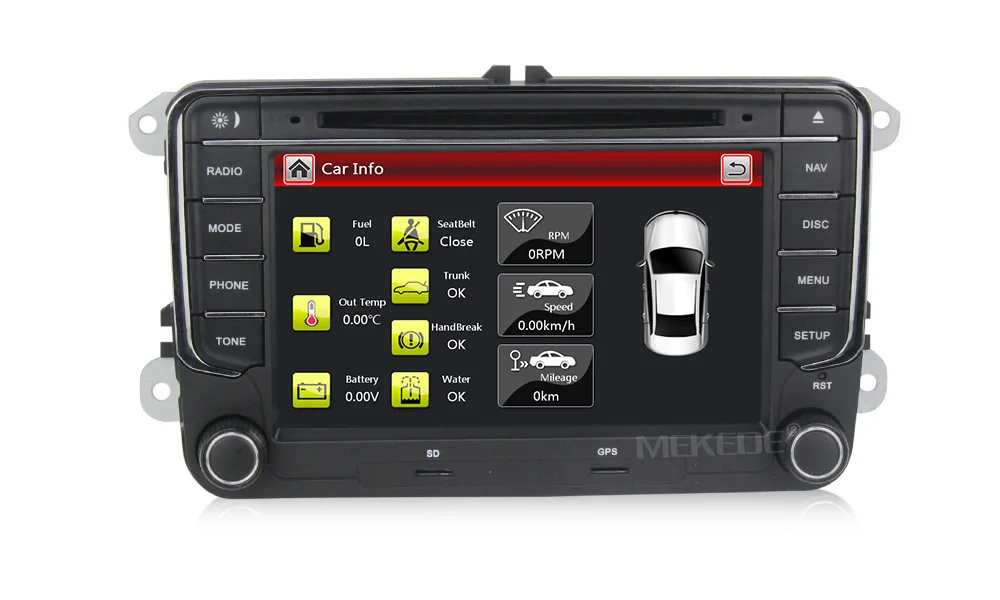 2 DIN " автомобильный dvd-плеер радио аудио для VW PASSAT Skoda Octavia Fabia GOLF Yeti SEAT leon B6 jetta Стерео gps Навигация BT RDS