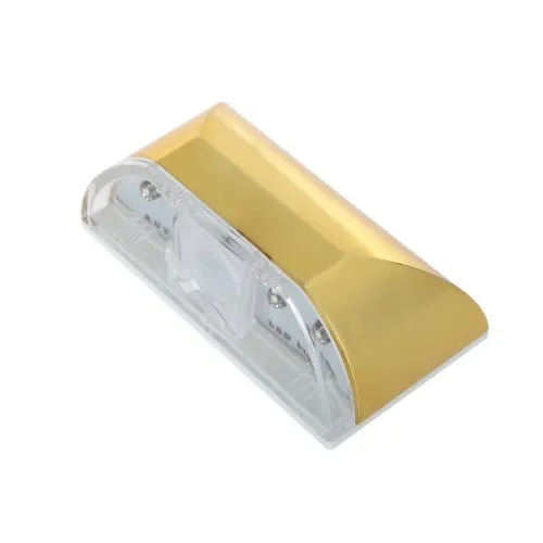 Авто ПИР Дверь Замочная скважина движения Сенсор детектор 4LED свет лампы Золотой |