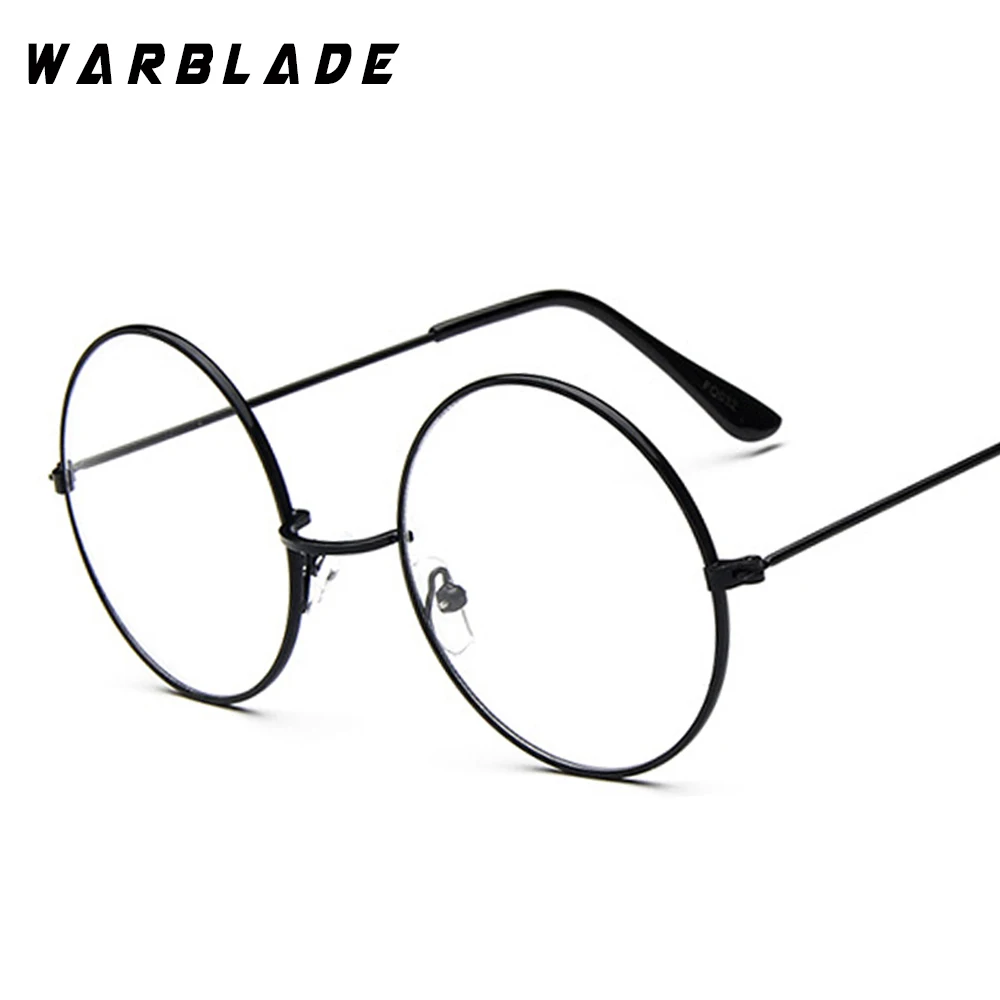 Модная круглая оправа для очков Lunette мужские винтажные металлические очки с