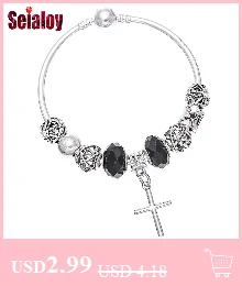 SEIALOY модный серебряный цвет мультфильм Микки Минни Любовь бусины бренд браслеты для женщин бисером Шарм для браслета, украшения в подарок