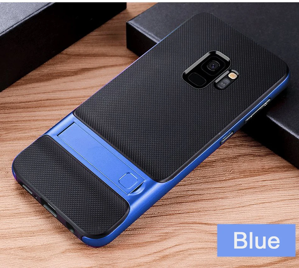 Чехол CAPSSICUM kickstand для samsung Galaxy S9 S9 Plus Чехлы PC силиконовые гибкие тонкие Чехлы S9 S9Plus
