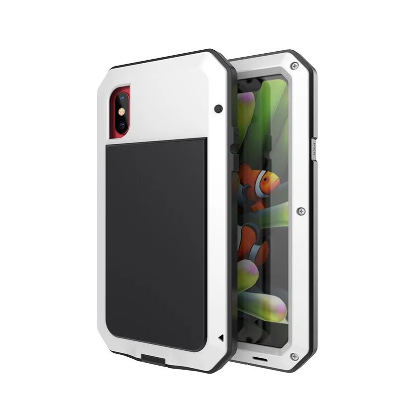 Полный защитный роскошный защитный металлический чехол Doom для iPhone 11Pro 8 6S 7 Plus, противоударный чехол для samsung Note9 S10 S9 S10Plus S8 S8Plus